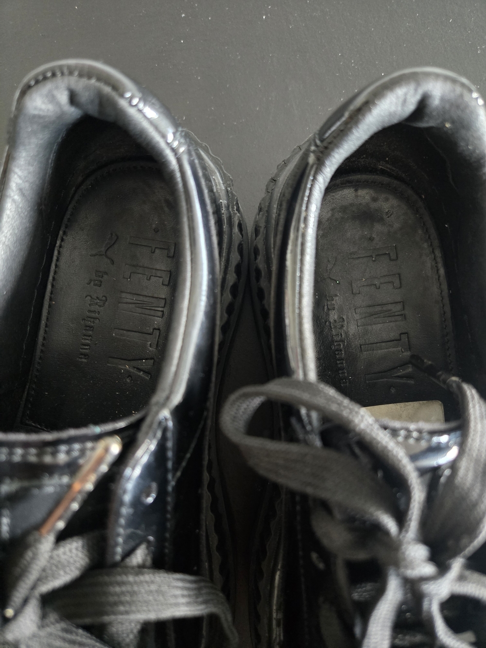 Puma x Fenty by Rihanna Pointy Creeper - Patent Black Size 6 - Picture 5 of 7